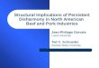 Structural Implications of Persistent Disharmony in North American  Beef and Pork Industries