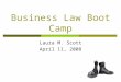 Business Law Boot Camp