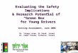 Evaluating the Safety Implications & Research Potential of  “Green Box”   for Young Drivers