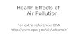 Health Effects of      Air Pollution