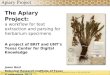 The Apiary Project: a workflow for text extraction and parsing for herbarium specimens