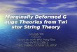 Marginally Deformed Gauge Theories from Twistor String Theory