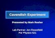 Cavendish Experiment