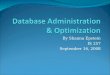 Database Administration & Optimization