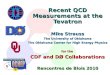 Recent QCD Measurements at the  Tevatron