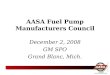 AASA Fuel Pump Manufacturers Council