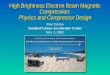 High Brightness Electron Beam Magnetic Compression: Physics and Compressor Design