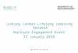 Linking London Lifelong Learning Network Employer Engagement Event 27 January 2010