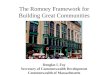 The Romney Framework for Building Great Communities