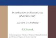 Introduction to Biostatistics (PubHlth 540)   Lecture 1: Overview Ed Stanek