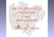 MEASUREMENTS, EMISSIONS  and DISPERSION  of NOx, HC, PM10