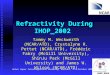 Refractivity During IHOP_2002