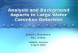 Analysis and Background Aspects in Large Water Cerenkov Detectors
