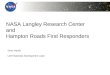NASA Langley Research Center and Hampton Roads First Responders