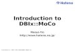 Introduction to DBIx::MoCo