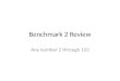 Benchmark  2 Review