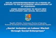 „Social Inclusion on Labour Market  through Social Enterprises“
