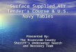 Surface Supplied Air Tender’s Course & U.S. Navy Tables