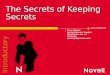 The Secrets of Keeping Secrets