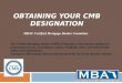 Obtaining Your CMB Designation