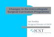 Changes to the Intercollegiate Surgical Curriculum Programme