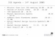 IGG Agenda – 14 th  August 2008