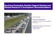Hurricane Evacuation Decision Support Systems and Related Research & Development Recommendations