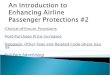 An Introduction to Enhancing Airline  Passenger Protections #2