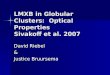 LMXB in Globular Clusters:  Optical Properties Sivakoff et al. 2007