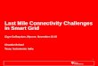 Last Mile Connectivity Challenges in Smart Grid