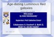 Age-dating Luminous Red  galaxies