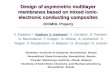 Design of asymmetric multilayer membranes based on mixed ionic-electronic conducting composites