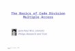 The Basics of Code Division Multiple Access