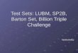 Test Sets: LUBM, SP2B, Barton Set, Billion Triple Challenge