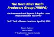 The Horn River Basin Producers Group (HRBPG)