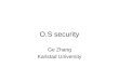 O.S security