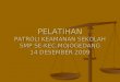 PELATIHAN PATROLI KEAMANAN SEKOLAH SMP SE-KEC.MOJOGEDANG 14 DESEMBER 2009