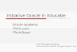 Iniţiative Oracle în Educaţie