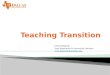 Teaching Transition