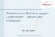 Paderborner B¼ndnis gegen Depression â€“ Ideen und Initiativen
