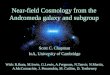 Near-field Cosmology from the Andromeda galaxy and subgroup