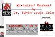 Maximised Manhood by Dr. Edwin Louis Cole