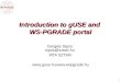 Introduction to gUSE and  WS-PGRADE portal