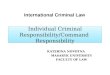 Individual Criminal Responsibility/Command  Responsibility