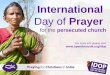 International  Day of  Prayer for the  persecuted church