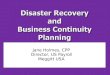 Disaster Recovery and Business Continuity Planning