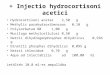 + Injectio hydrocortisoni acetici