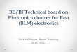 BE/BI Technical  board on Electronics  choices for Fast (BLM)  electronics