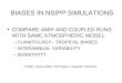 BIASES IN NSIPP SIMULATIONS