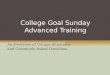 College Goal Sunday Advanced Training